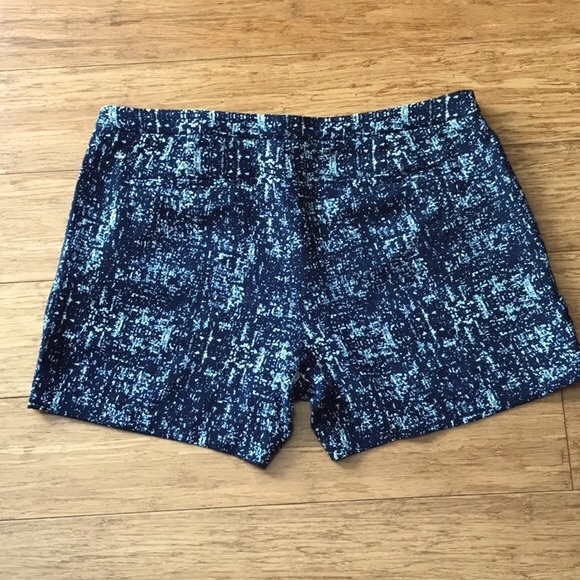 Kenar Navy Blue and White Print Shorts Size 10 - Picture 3 of 10
